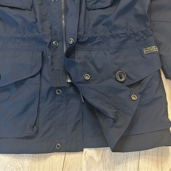 Vintage Polo Ralph Lauren Men's M-65 Military Field Jacket Navy Blue Size Large - Picture 6 of 14